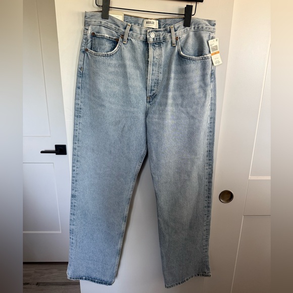 NWT AGOLDE Fran Jean Low Slung Easy Straight Size 29
